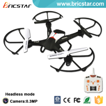 2016 black 6 axis remote control drone with video camera
