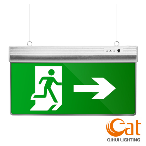 Emergency Exit Signs in Minimalist Design