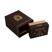 Caja de empaquetado impresa personalizada de la botella de perfume con el logotipo