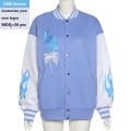 Fashion Baseball Jacket Ladies Casual Coat