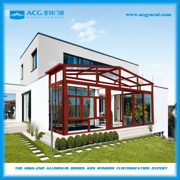 Decorative Glass Balcony Roof Glass Sunroom Design /Winter Garden from China YGF-01