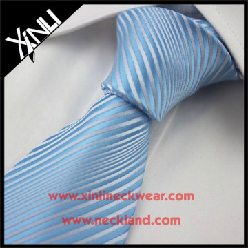 Dry-clean Only Cheap Wholesale Polyester Neck Tie The Blue Light
