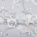 white sequin lace fabric