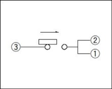 Sliding Rod Height 3.8mm Unidirectional Action Switch