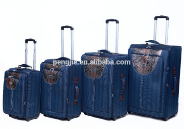 Blue travel High quality Travel trolley luggage bag
