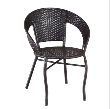 All Weather Lightweight Stackable Rattan Wicker Patio Garden Chair