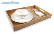 bamboo serving tray / hotel bamboo cutlery tray / bamboo packaging tray / bamboo lap trays / hotel serving tray
