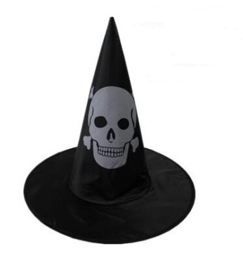 The gray skull witch hat