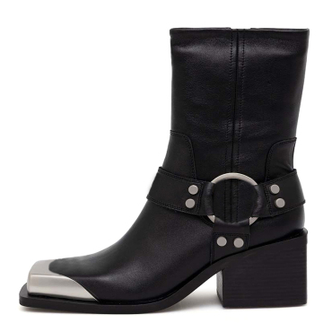 Women's Fashionable Leather Short Boots