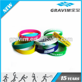 Wholesale cheap colors bracelet with custom logo