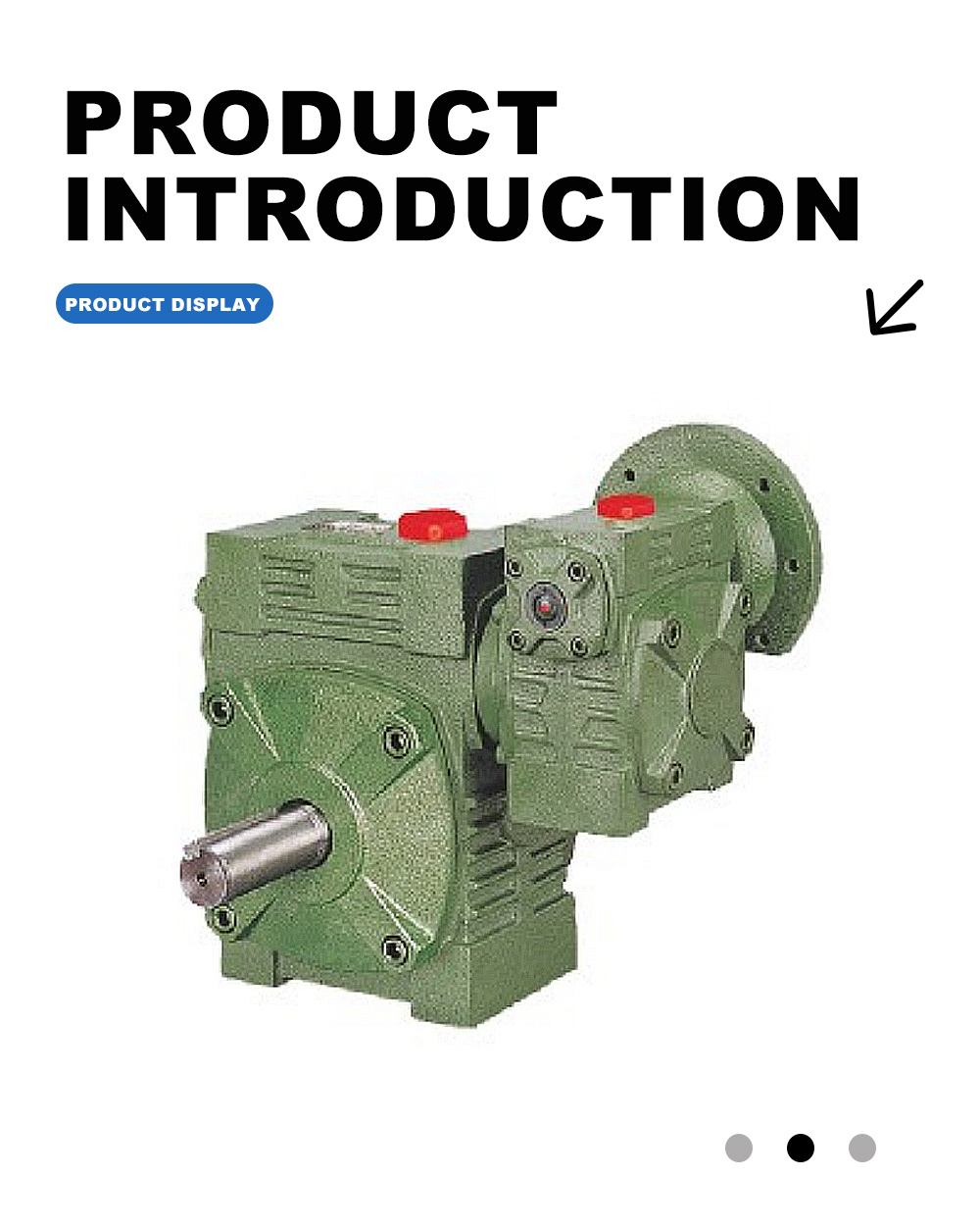 WPWED Двухступенчатый червячный редуктор X WPWED Two Stage Worm Wheel Reducer X