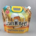 Food-grade material reusable packaging bags for holiday beer