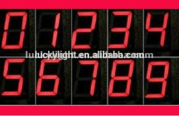 High quality led digital display 7 segment led bicolor display