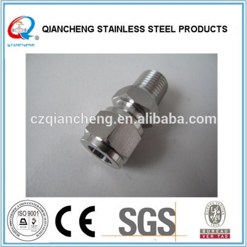 ss316 twin ferrule compression pipe fittings