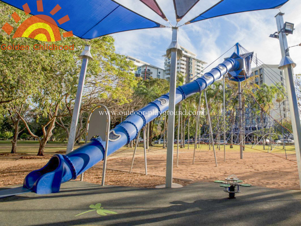 custom tube slide playground