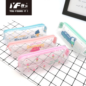 Custom cute style PVC pencil case