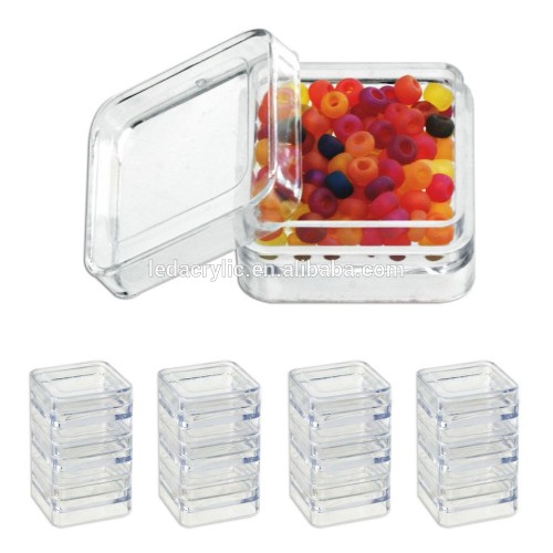 Clear Acrylic Bead Display Box Containers