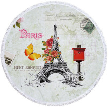 Quality Custom Fringe Tassels Beach Towel Yoga Mat