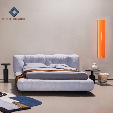 Super Comfortable Milano Nordic Genuine Nubuck Leather Sofa Bed Furniture Set