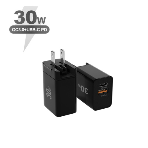 Προϊόντα τάσης 30W QC3.0 Τύπος-C Φορτιστής τοίχου USB