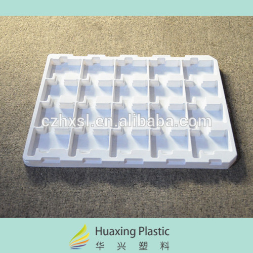 PP white blister electric packaging tray