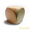 30mm 6 Sides Blank Wooden Dice in Beech Wood