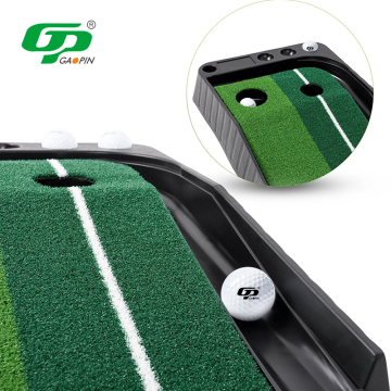 Golf Putting Trainer Mat With Ball Auto Return