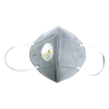 KN95 N95 Disposable Earloop Fold Mask With Valve