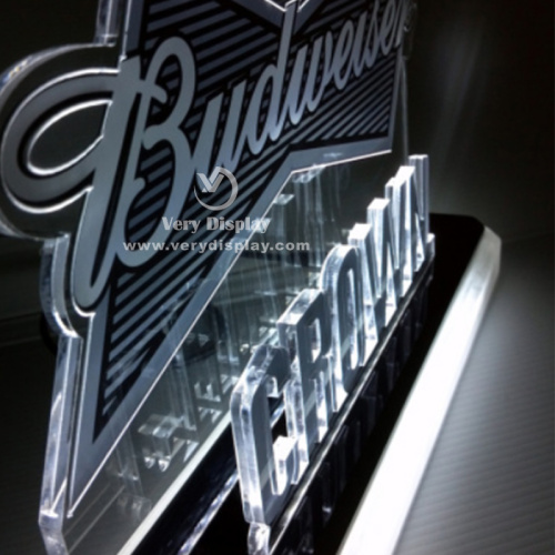 Budweiser bar light display