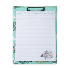 Metal Corners Cardboard Clipboard with Paper Set