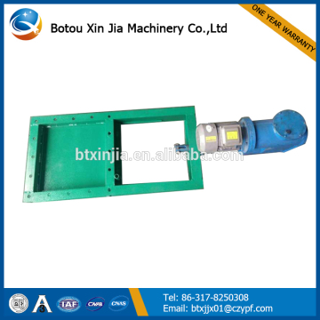 bulk material electric slide gate valve