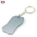 Metal keychain with custom logo