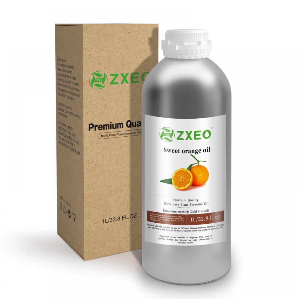 Aceite de naranja dulce natural 100% puro para que la fabricación de alimentos fragancia esencial fragancia aceite de naranja dulce