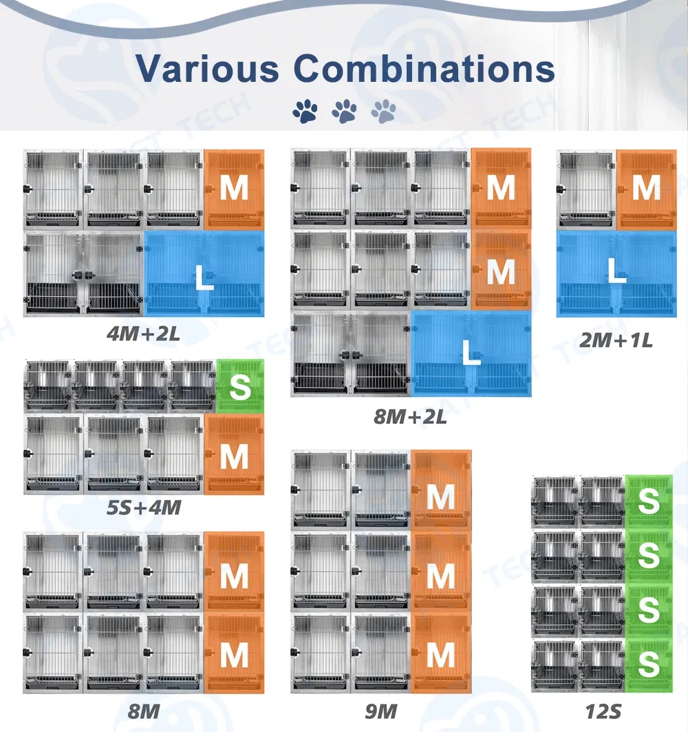 Durable Stainless Steel Dog Crate for Large Breeds with Easy Access