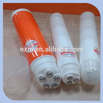 soft touch plastic tube with massage ball