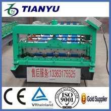 Metro tiles step roof panel production line for sale