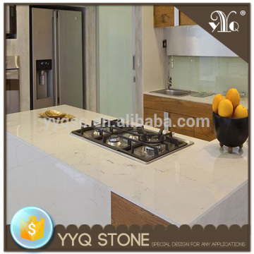 Quartz kitchen countertop table top gas oven artificial marble countertop