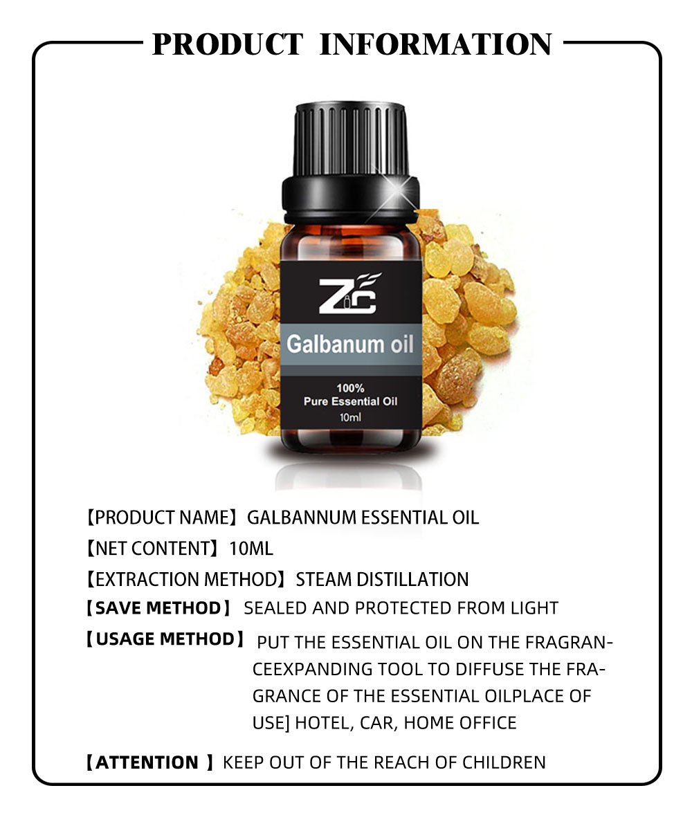 Galbanum Oil Hair Skin Face Body Massage 100% Pure Natural