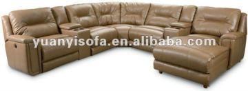 Bonded Leather Hotel Corner Sofa