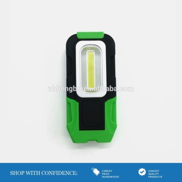 robot shaped push button COB hook torch with magnet