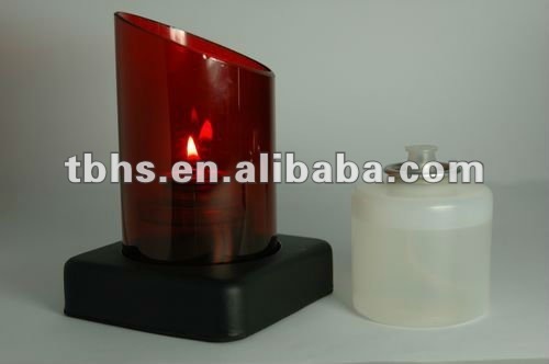 Stella Stainless Base Oil Lamp for Party Hotel Restaurant Bar Cafe