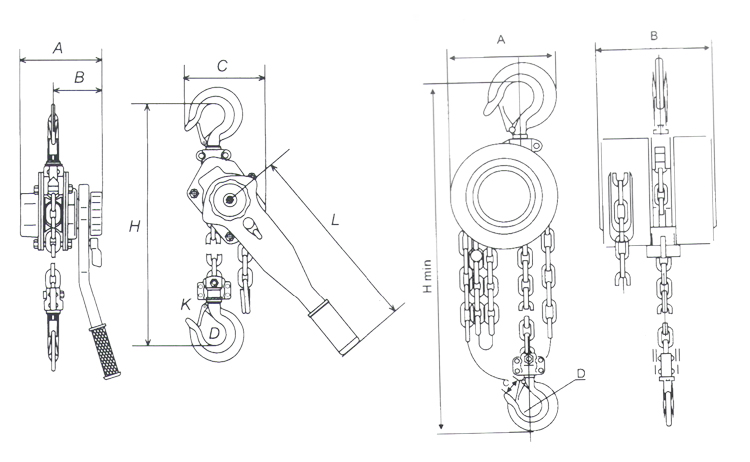 hoist lever