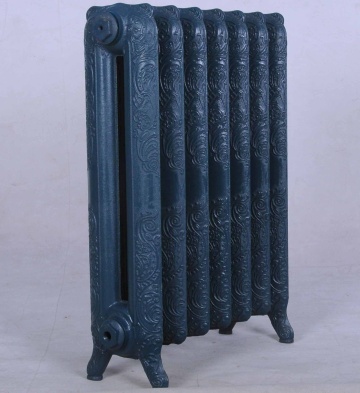 Antique ornate cast iron radiator