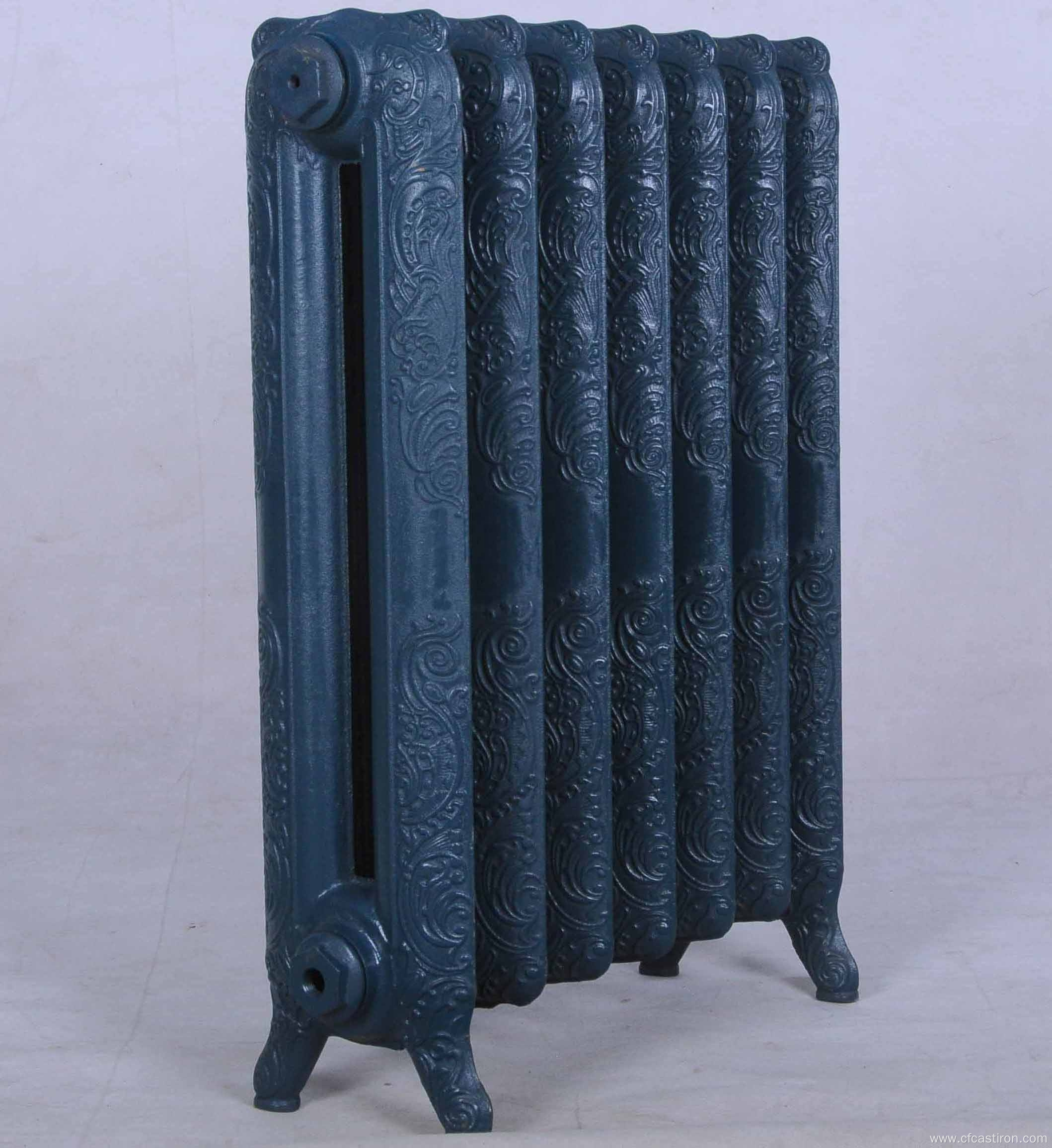 Antique ornate cast iron radiator