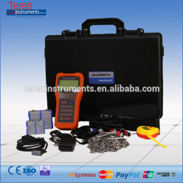 Good performance handheld ultrasonic flow meter/doppler flow meter