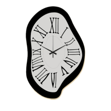 La Persistencia de la Memoria: Dali Art Silent Clock for Living Room or Bedroom Wall Decoration