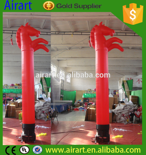 Customize the red horse inflatable horse air dancer