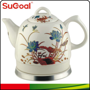 2014 Beautiful ceramic electric tea kettle - enamel tea kettle