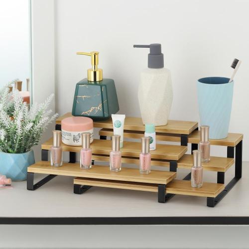 3 Tier Step Shelf Organizer voor Cabinet Countertop