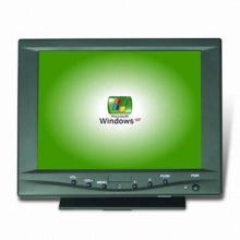 Touch Screen with 8-inch 4:3 Desktop and Wall-mount TFT LCD Monitor, Supports VGA Function